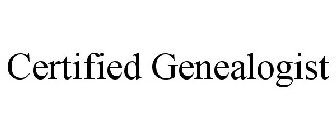 CERTIFIED GENEALOGIST