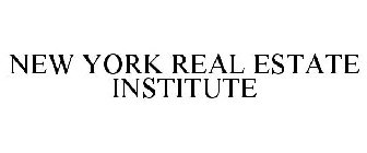 NEW YORK REAL ESTATE INSTITUTE