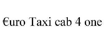 ¿URO TAXI CAB 4 ONE