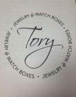 TORY · JEWELRY & WATCH BOXES · JEWELRY & WATCH BOXES · JEWELRY & WATCH BOXES