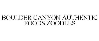 BOULDER CANYON AUTHENTIC FOODS ZOODLES