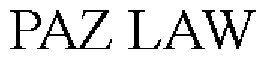 PAZ LAW