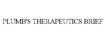 PLUMB'S THERAPEUTICS BRIEF