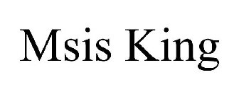 MSIS KING