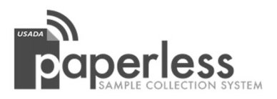 USADA PAPERLESS SAMPLE COLLECTION SYSTEM