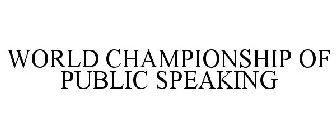WORLD CHAMPIONSHIP OF PUBLIC SPEAKING