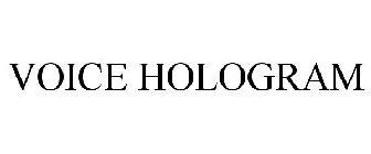 VOICE HOLOGRAM