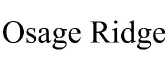 OSAGE RIDGE