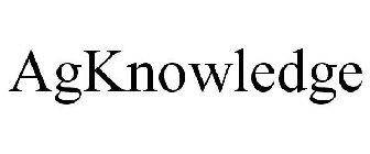 AGKNOWLEDGE