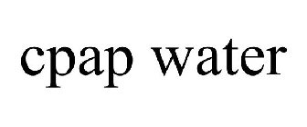 CPAP WATER