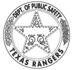 DEPT. OF PUBLIC SAFETY TEXAS RANGERS