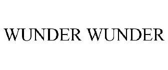 WUNDER WUNDER