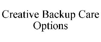 CREATIVE BACKUP CARE OPTIONS