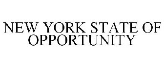 NEW YORK STATE OF OPPORTUNITY