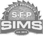 SIMS · FOREST PRODUCTS · S·F·P EST 2010