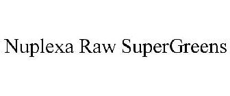 NUPLEXA RAW SUPERGREENS