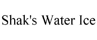 SHAK'S WATER ICE