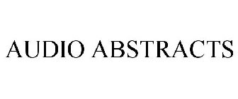 AUDIOABSTRACTS