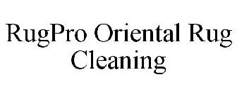 RUGPRO ORIENTAL RUG CLEANING