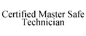 CERTIFIED MASTER SAFE TECH