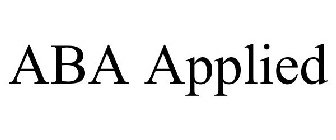 ABA APPLIED