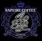 SAPFIRE COFFEE JLF AUSTRALIAN STYLE