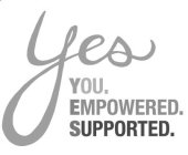 YES YOU. EMPOWERED. SUPPORTED.
