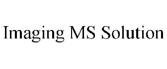 IMAGING MS SOLUTION