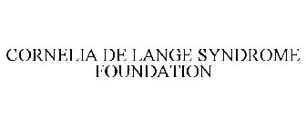 CORNELIA DE LANGE SYNDROME FOUNDATION