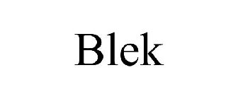 BLEK