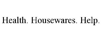 HEALTH. HOUSEWARES. HELP.