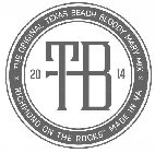 THE ORIGINAL TEXAS BEACH BLOODY MARY MIX RICHMOND ON THE ROCKS MADE IN VA 20 TB 14