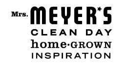 MRS. MEYER*S CLEAN DAY HOME GROWN INSPIRATION