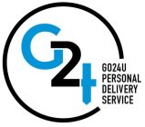 G 2 4 U GO24U PERSONAL DELIVERY SERVICE