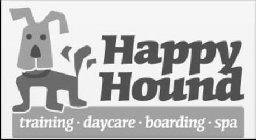 HAPPY HOUND TRAINING · DAYCARE · BOARDING · SPA