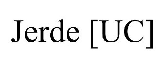 JERDE [UC]