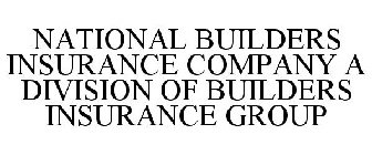 NATIONAL BUILDERS INSURANCE COMPANY A DIVISION OF BUILDERS INSURANCE GROUP