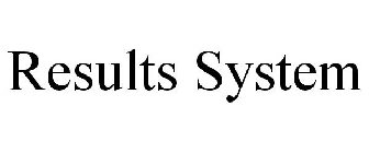 RESULTS SYSTEM