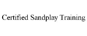 CERTIFIED SANDPLAY TRAINING