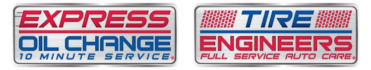 EXPRESS OIL CHANGE 10 MINUTE SERVICE TIRE ENGINEERS FULL SERVICE AUTO CARE