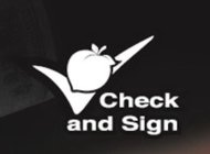 CHECK AND SIGN
