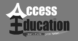 ACCESS EDUCATION LEARN MORE. GROW FASTER.