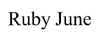 RUBY JUNE