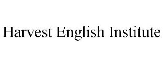 HARVEST ENGLISH INSTITUTE