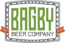 BAGBY BEER COMPANY EST 2014