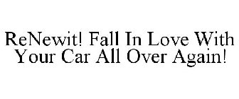 RENEWIT! FALL IN LOVE WITH YOUR CAR ALL OVER AGAIN!