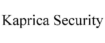 KAPRICA SECURITY