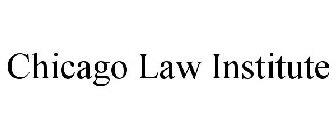 CHICAGO LAW INSTITUTE
