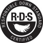 R·D·S RESPONSIBLE DOWN STANDARD CERTIFIED