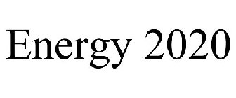 ENERGY 2020